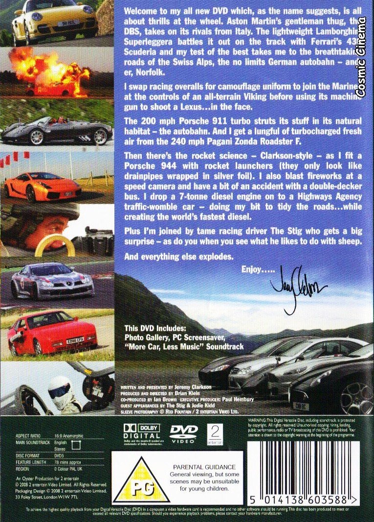 Clarkson - Thriller [DVD]: Amazon.co.uk: Jeremy Clarkson